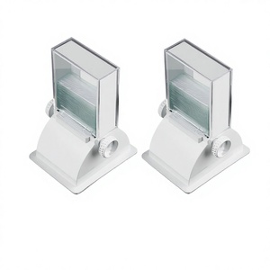 <b>Plastic</b> Microscope <b>Slide</b> Dispenser ABS <b>Slide</b> Storage Holder One-by-one Taking Design For Pathology Laboratory Glass <b>Slides</b> - Product Image 1