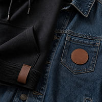 Patch en cuir gaufré personnalisé, patch en cuir PU personnalisé, étiquettes débossées pour sacs, bagages, vente en gros de sacs à main et sacs à dos