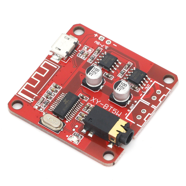 ACELEX XY-BT5W DC 3.7~5V 5.0 Audio Receiver 5W+5W Stereo Power Amplifier Board DIY Kit (Power Management Development Board)