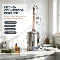 Système de distillation automatique, distillateur d'huiles essentielles, contrôle intelligent pour la production commerciale d'huiles essentielles