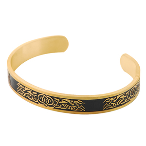 Hip Hop Jewelry SetStainless Steel Irish Celtic Knot Bracelet Vintage <b>Bangle</b> <b>Mens</b> Bracelet Amulet Jewelry for <b>Men</b> - Product Image 5