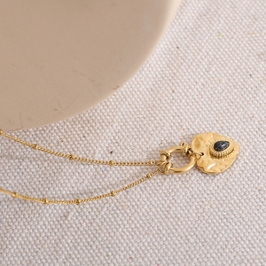 538 Charm Vintage <strong>Metal</strong> Heart Pendant Stainless Steel Necklace <strong>Gold</strong> Chain <strong>Collar</strong> Fashion France Trendy Jewelry Bijoux - Product Image 3