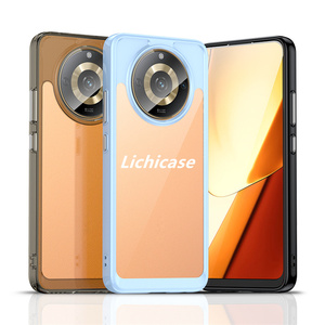 Lichicase Clear Acrylic 360 Funda de protección completa para Realme 11 <span class=keywords><strong>Pro</strong></span> Plus Candy color Borderphone Cover - Product Image 4