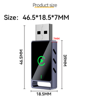 Mini adaptateur sans fil 2-en-1 USB pour CarPlay et Android Auto, adaptateur Type-C CarPlay personnalisable en usine