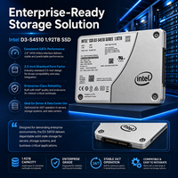 Pour Intel D3-S4510 SSDSC2KB019T8 1,92 To Enterprise SATA SSD 2,5 pouces SATA 6 Gbit/s 3D NAND TLC 560 Mo/s Disque SSD pour serveur