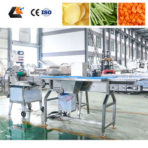 Table de cueillette manuelle commerciale pour poivrons, hachoir à légumes en acier, trancheuse à asperges et à laitue, ligne de lavage et de découpe de légumes - Product Image 5