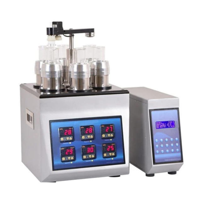 Lab 6-Position Programmable PLC Dip Coating System Coater Machine with Stirrer & Heater for Metal Process