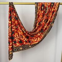 Hijab Muslimah Premium Baru, Lembut, Bernapas, Ringan, Elegan, Pashmina, Hijab Jersey Bermotif