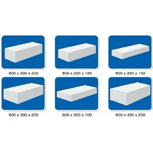 Hebel Lightweight Low Prices ALC Wall Block For Construction Sinomega