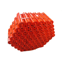 Rouleau de convoyeur en acier de 89 mm avec roulement 6204, rouleau de transport robuste pour convoyeur à bande avec paroi de 3 mm pour l'exploitation minière