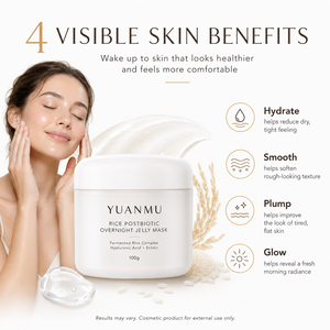 Mascarilla Facial Nocturna Hidratante con Probióticos y Barrera Protectora OEM ODM para Piel Sensible, Seca y Grasa - Product Image 4