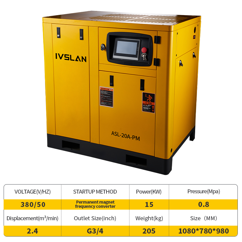 ORANGLES 15kw Industrial Screw Air Compressor Portable Low Noise 380V Bahrain - elegant presentation - exhibiting components - Image 6 of 6 | ideal for home | Discount on 15kw Industrial Screw Air Compressor Portable Low Noise 380V Bahrain Virginia | Free Shipping ORANGLES