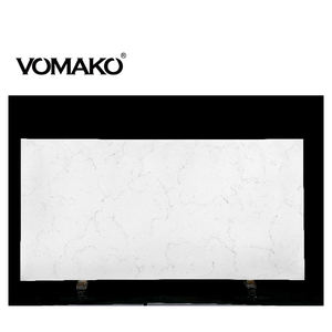 Een Nieuw Paradigma Witte Kwarts Azulejos Para Suelo Interieur Met Grijze Aderen Voor Hotel - Product Image 1