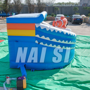 Tobogán acuático inflable de Nemo, <span class=keywords><strong>castillo</strong></span> inflable de pez payaso con piscina, tobogán inflable para piscina para niños, diversión para fiestas, juegos y juguetes. - Product Image 5
