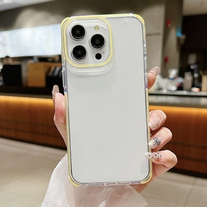 Phổ Biến Cứng PC Điện Thoại Trong Suốt Trường Hợp Đối Với <span class=keywords><strong>iPhone</strong></span> 16 Pro Max Màu Biên Giới Điện Thoại Sang Trọng Trường Hợp Đối Với <span class=keywords><strong>iPhone</strong></span> 11 12 13 14 15 - Product Image 2