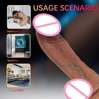 Dildo en silicone à trois couches, simulation de veines bleues, super épais et réaliste, masturbateur féminin, produit sexuel pour adultes