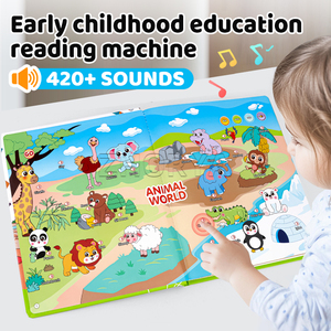 Zhorya Montessori audiolibro di apprendimento precoce ed e-Book bambini in età prescolare tranquilli impegnati a prenotare giocattoli educativi per bambini - Product Image 3