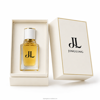 Flacon en verre carré de luxe transparent personnalisé exclusif de 30 ml, 50 ml, 100 ml avec couvercle et emballage de boîte haut de gamme pour flacon de parfum
