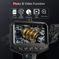 Endoscope Usb industriel à 2 voies 8mm avec caméra étanche Hd Caméra de vidange articulée OEM pour l'inspection des pipelines