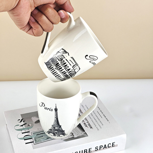 Taza de Café y Té de Cerámica Personalizada con Diseño de la Torre Eiffel de París, el Mejor Regalo - Product Image 6
