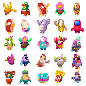 50PCS Funny cartoon game Ultimate Knockout <span class=keywords><strong>Fall</strong></span> <span class=keywords><strong>Guys</strong></span> Sticker - Product Image 2