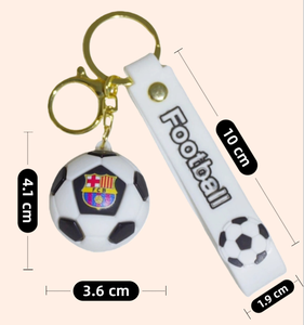 Llaveros y Anillos de Llavero de Fútbol con Diseño de Balón de Fútbol, Impresos con UV en Plástico Creativo - Product Image 2