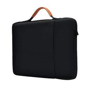 กระเป๋าใส่แล็ปท็อป-โพลีเอสเตอร์กันกระแทกสำหรับ MacBook Pro/Max/Air Dell/HP M1/M2/M3/M4/M5 รุ่นต่างๆ-สีดำ - Product Image 1