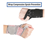 Support de poignet en polyester respirant et écologique pour le fitness et le sport (vente en gros)
