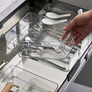 Organisateur de cuisine JX PET : Boîte de rangement à tiroirs avec séparateurs pour ustensiles, baguettes et cuillères. Boîte de rangement pour tiroir de cuisine - Product Image 4
