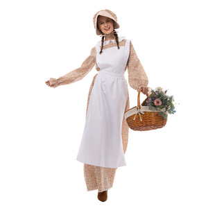 2026 New Halloween Party Cosplay Costume Dorothy Farmer Outfit Fresh Countryside Style Adult Stage Performance Role Play Dress - Product Image 5