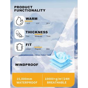 Combinaison de ski personnalisée pour femme, une pièce, imperméable 15K, respirante 10K, isolée, imprimé numérique color block - Product Image 6