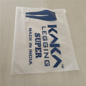Recyclable Clothing Packaging Bag Gravure Printing Zipper Plastic Bag With Logo Custom