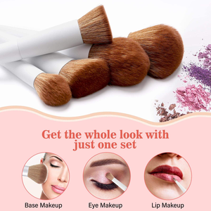 Juego de Brochas de Viaje Profesionales <span class=keywords><strong>Phoera</strong></span> al por Mayor, Kit de Maquillaje Completo para Aplicación de Líquidos, Cremas y Polvos - Product Image 4