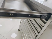 Atelier Garage modulaire combiné 10 tiroirs armoire à outils en acier inoxydable coffre à outils banc de travail pour poste de travail emballage en carton