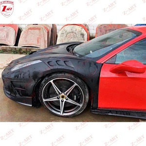 Kit de Carrocería Completo de Fibra de Carbono Estilo <span class=keywords><strong>Mansory</strong></span> de Z-ART para <span class=keywords><strong>Ferrari</strong></span> <span class=keywords><strong>458</strong></span>, Parachoques Delantero y Trasero, Piezas de Afinación Aerodinámica - Product Image 4