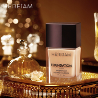 HEREIAM Matte Colors Flawless Concealer Foundation Liquid Waterproof Oil Luxury Brand Liquid Foundation Maquillage de haute qualité