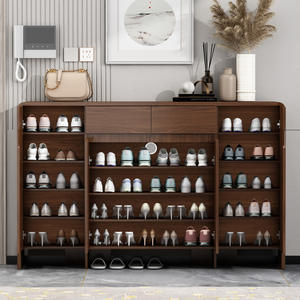 Mueble Zapatero para el Hogar, Color Madera Nogal, Estante de Almacenamiento para Entrada, Zapatero Versátil - Product Image 2