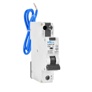 CJRO1-50 1P+N RCBO <span class=keywords><strong>30mA</strong></span> 100mA 300mA <span class=keywords><strong>16A</strong></span> avec certification Semko CB CE, matériau PA66, capacité de coupure 6kA - Product Image 2