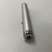 ISmartlaser ISET-GLxxx Pointeur laser vert à faible puissance rechargeable par micro USB 3,7 V, corps en aluminium, portée de 300 m, longueur d'onde de 520 nm