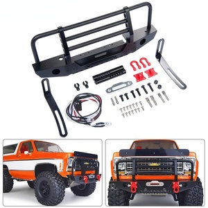 Pare-chocs avant réglable avec support de treuil et lumière LED pour <span class=keywords><strong>TRX4</strong></span> Bronco <span class=keywords><strong>Defender</strong></span> 1/10 RC Crawler Car Upgrade Parts Accessories - Product Image 5