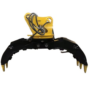 หัวคีบไม้ไฮดรอลิกแรงสูง หมุนได้ 360 องศา สำหรับรถขุดขนาด 6 ตันขึ้นไป - Product Image 1