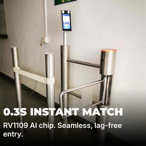 Terminal de Control de <span class=keywords><strong>Acceso</strong></span> con Reconocimiento Facial de Doble Lente y IA, con Sistema Operativo Linux, Pantalla LCD, Alimentación CC y Almacenamiento en la Nube para Edificios y Oficinas - Product Image 2