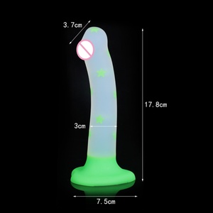 Nouveau Dildo en TPE Transparent avec Ventouse, Plug Anal, Dispositif de Masturbation, Dildo Transparent Confetti, Meilleurs Jouets Sexuels pour Femmes - Product Image 6