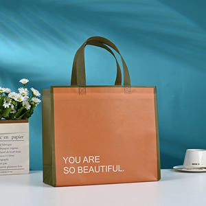 Bolsa de compras reutilizable ecológica hecha a medida Bolsa de compras de tela tejida en blanco Bolsa de compras - Product Image 6