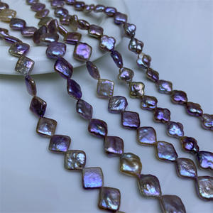 12-16mm White Baroque Natural <b>Freshwater</b> <b>Pearl</b> Loose Irregular Shaped DIY Necklace <b>Bracelet</b> Colorful Beads - Product Image 2