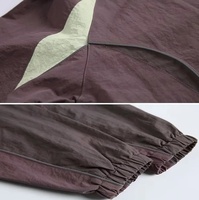 Veste coupe-vent pour homme de haute qualité, fabrication patchwork avec col montant, bandes réfléchissantes, coupe-vent et anti-UV