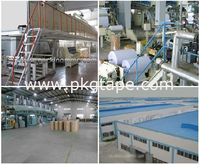 Pita Plester Akrilik Premium Satu Sisi PE Merah Bebas Residu untuk Luar Ruangan, Pita Masking Plester, Harga Grosir Pabrik OEM