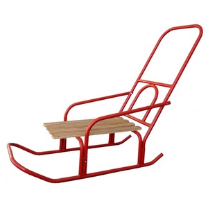 Vente en gros directe d'usine, <span class=keywords><strong>luge</strong></span> d'<span class=keywords><strong>hiver</strong></span> en métal personnalisée avec logo et couleur, avec dossier pour bébé/enfant - Product Image 5