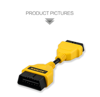 AUTOOL Adaptador OBD de 16 Pines para Automóviles, Cable de Extensión OBD2 para Launchs X431, Cable de Extensión OBD 2 II para Bolsas de Aire de Automóviles