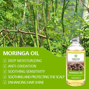 Olio di <span class=keywords><strong>Moringa</strong></span> Grezzo all'Ingrosso, 100% Puro Naturale Biologico, Olio Vettore Pressato a Freddo per Capelli e Pelle - Product Image 4